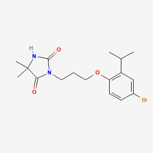 3-[3-(4-bromo-2-isopropylphenoxy)propyl]-5,5-dimethyl-2,4-imidazolidinedione