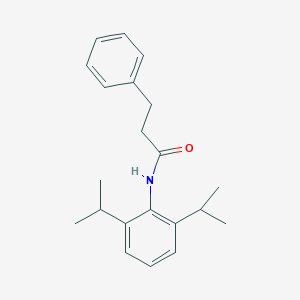 molecular formula C21H27NO B472889 N-[2,6-di(propan-2-yl)phenyl]-3-phenylpropanamide CAS No. 448931-76-8