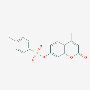 molecular formula C17H14O5S B472899 4-Methyl-2-oxo-2H-chromen-7-yl 4-methylbenzenesulfonate CAS No. 19055-87-9