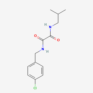 molecular formula C13H17ClN2O2 B4729203 N-(4-chlorobenzyl)-N'-isobutylethanediamide 