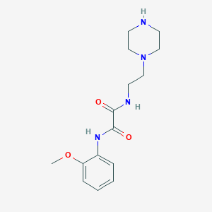 molecular formula C15H22N4O3 B4729209 N-(2-methoxyphenyl)-N'-[2-(1-piperazinyl)ethyl]ethanediamide 