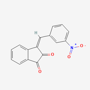 molecular formula C16H9NO4 B4729261 3-(3-nitrobenzylidene)-1H-indene-1,2(3H)-dione 