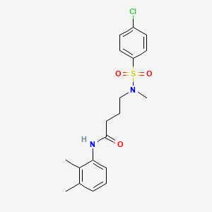 4-[[(4-chlorophenyl)sulfonyl](methyl)amino]-N-(2,3-dimethylphenyl)butanamide