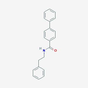 molecular formula C21H19NO B472930 N-(2-phenylethyl)biphenyl-4-carboxamide CAS No. 38925-75-6