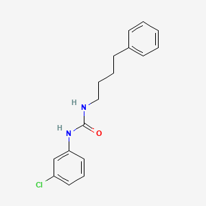 N-(3-chlorophenyl)-N'-(4-phenylbutyl)urea