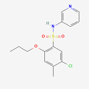 5-chloro-4-methyl-2-propoxy-N-3-pyridinylbenzenesulfonamide