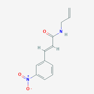 molecular formula C12H12N2O3 B4729344 N-allyl-3-(3-nitrophenyl)acrylamide 