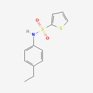 molecular formula C12H13NO2S2 B4729375 N-(4-ethylphenyl)-2-thiophenesulfonamide 