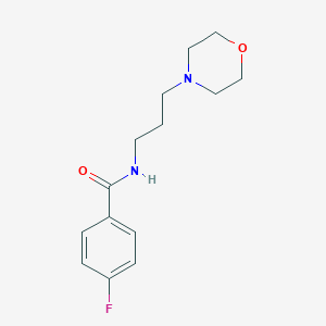 molecular formula C14H19FN2O2 B472939 4-Fluoro-N-(3-morpholin-4-yl-propyl)-benzamide CAS No. 125775-26-0