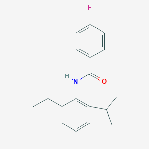 molecular formula C19H22FNO B472941 N-[2,6-di(propan-2-yl)phenyl]-4-fluorobenzamide CAS No. 723755-91-7