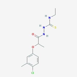 2-[2-(4-chloro-3-methylphenoxy)propanoyl]-N-ethylhydrazinecarbothioamide