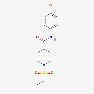 N-(4-bromophenyl)-1-(ethylsulfonyl)-4-piperidinecarboxamide