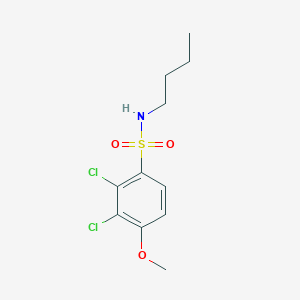 N-butyl-2,3-dichloro-4-methoxybenzenesulfonamide