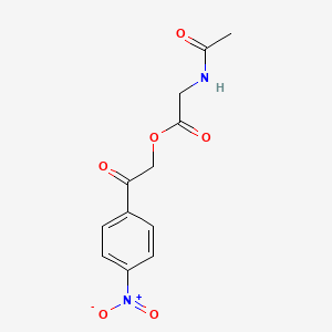 2-(4-nitrophenyl)-2-oxoethyl N-acetylglycinate