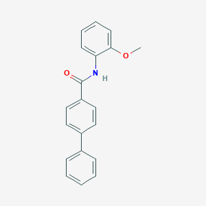 molecular formula C20H17NO2 B472969 N-(2-Methoxyphenyl)[1,1'-biphenyl]-4-carboxamide CAS No. 330979-56-1