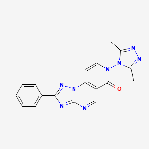 7-(3,5-dimethyl-4H-1,2,4-triazol-4-yl)-2-phenylpyrido[3,4-e][1,2,4]triazolo[1,5-a]pyrimidin-6(7H)-one