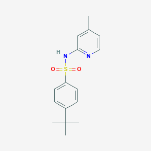 molecular formula C16H20N2O2S B472971 4-tert-Butyl-N-(4-methyl-2-pyridinyl)benzenesulfonamide CAS No. 300799-30-8