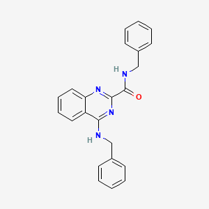 N-benzyl-4-(benzylamino)-2-quinazolinecarboxamide