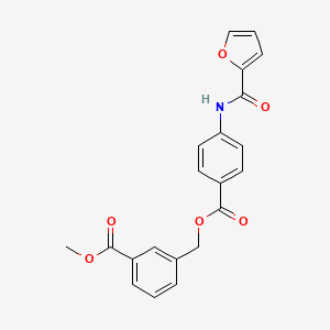 methyl 3-({[4-(2-furoylamino)benzoyl]oxy}methyl)benzoate