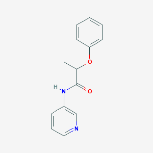 molecular formula C14H14N2O2 B473001 2-phenoxy-N-pyridin-3-ylpropanamide CAS No. 349579-30-2
