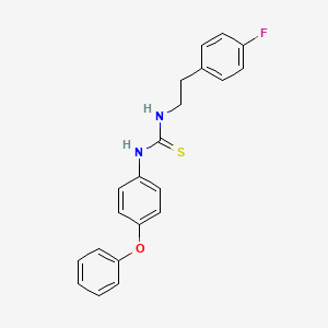 N-[2-(4-fluorophenyl)ethyl]-N'-(4-phenoxyphenyl)thiourea