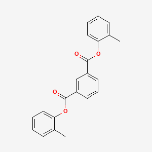 molecular formula C22H18O4 B4730346 bis(2-methylphenyl) isophthalate 