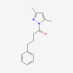 3,5-dimethyl-1-(4-phenylbutanoyl)-1H-pyrazole