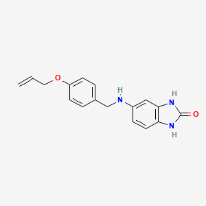 5-{[4-(allyloxy)benzyl]amino}-1,3-dihydro-2H-benzimidazol-2-one