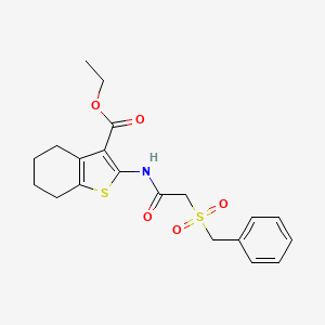 ethyl 2-{[(benzylsulfonyl)acetyl]amino}-4,5,6,7-tetrahydro-1-benzothiophene-3-carboxylate