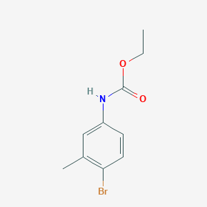 molecular formula C10H12BrNO2 B4730453 ethyl (4-bromo-3-methylphenyl)carbamate 