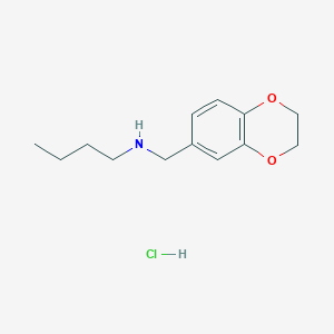 N-(2,3-dihydro-1,4-benzodioxin-6-ylmethyl)-1-butanamine hydrochloride