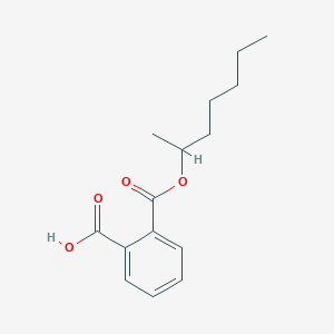 molecular formula C15H20O4 B047305 邻苯二甲酸单（2-庚基）酯 CAS No. 129171-03-5