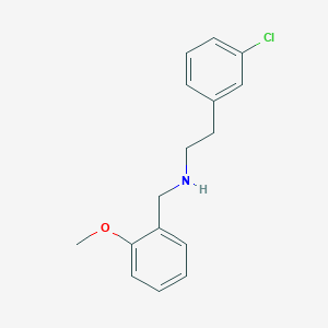 2-(3-chlorophenyl)-N-(2-methoxybenzyl)ethanamine