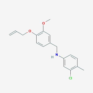 N-[4-(allyloxy)-3-methoxybenzyl]-3-chloro-4-methylaniline