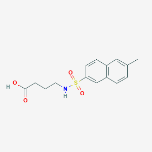 4-{[(6-methyl-2-naphthyl)sulfonyl]amino}butanoic acid