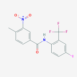 N-[4-iodo-2-(trifluoromethyl)phenyl]-4-methyl-3-nitrobenzamide