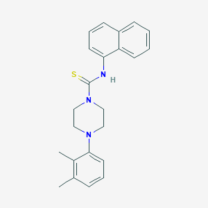 4-(2,3-dimethylphenyl)-N-1-naphthyl-1-piperazinecarbothioamide