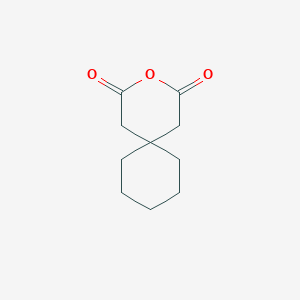 molecular formula C10H14O3 B047308 3-氧代螺[5.5]十一烷-2,4-二酮 CAS No. 1010-26-0