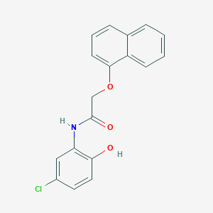 molecular formula C18H14ClNO3 B4730838 N-(5-chloro-2-hydroxyphenyl)-2-(1-naphthyloxy)acetamide 