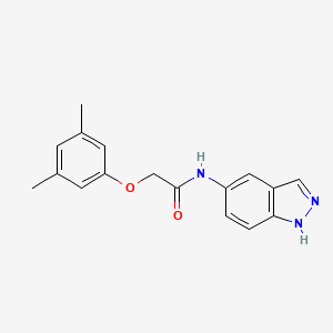 2-(3,5-dimethylphenoxy)-N-1H-indazol-5-ylacetamide