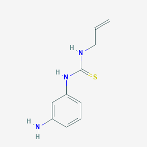 molecular formula C10H13N3S B4730866 N-allyl-N'-(3-aminophenyl)thiourea 