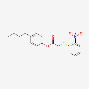 4-butylphenyl [(2-nitrophenyl)thio]acetate