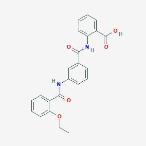 2-({3-[(2-ethoxybenzoyl)amino]benzoyl}amino)benzoic acid