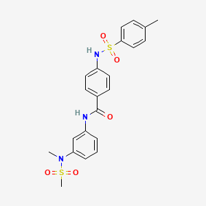 N-{3-[methyl(methylsulfonyl)amino]phenyl}-4-{[(4-methylphenyl)sulfonyl]amino}benzamide