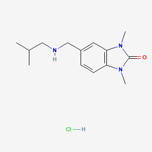 5-[(isobutylamino)methyl]-1,3-dimethyl-1,3-dihydro-2H-benzimidazol-2-one hydrochloride