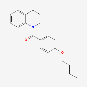 molecular formula C20H23NO2 B4731231 (4-BUTOXYPHENYL)[3,4-DIHYDRO-1(2H)-QUINOLINYL]METHANONE 