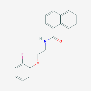 N-[2-(2-fluorophenoxy)ethyl]naphthalene-1-carboxamide