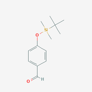 molecular formula C13H20O2Si B047317 4-[(叔丁基二甲基甲硅烷基)氧基]苯甲醛 CAS No. 120743-99-9