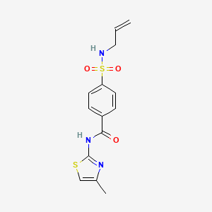 4-[(allylamino)sulfonyl]-N-(4-methyl-1,3-thiazol-2-yl)benzamide