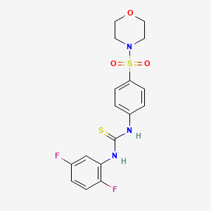 N-(2,5-difluorophenyl)-N'-[4-(4-morpholinylsulfonyl)phenyl]thiourea